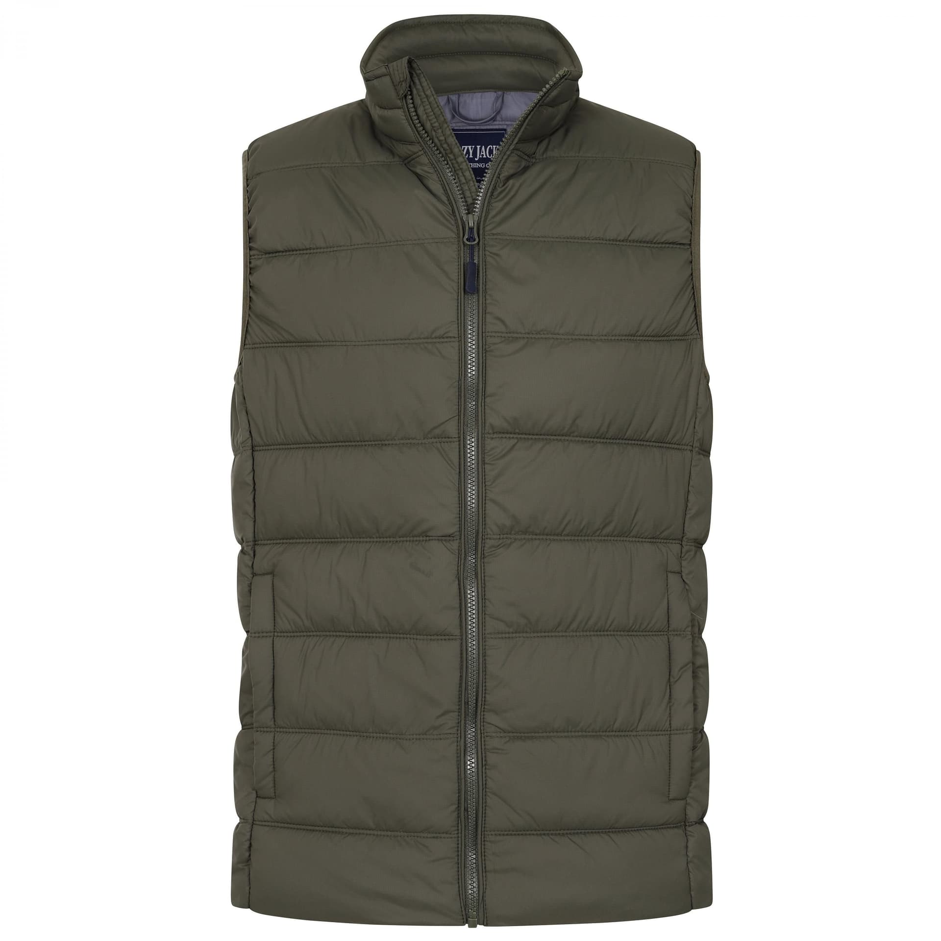 Lazy Jacks Lazy Jacks Men's Quilted Gilet in Khaki