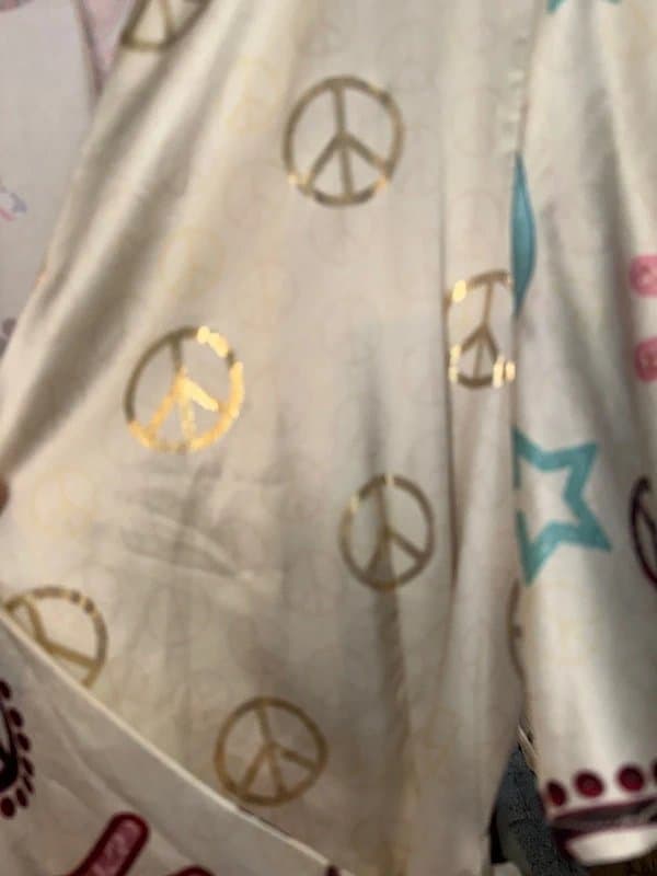 Never Fully Dressed NFD Cream Multi Peace Wrap Midi Dress Size 10 NEW