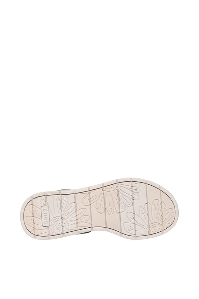 Skechers Skechers Women's BOBS SUN RAY Slip-Ins Padded Vamp Quarter Strap Sandal Olive - 3