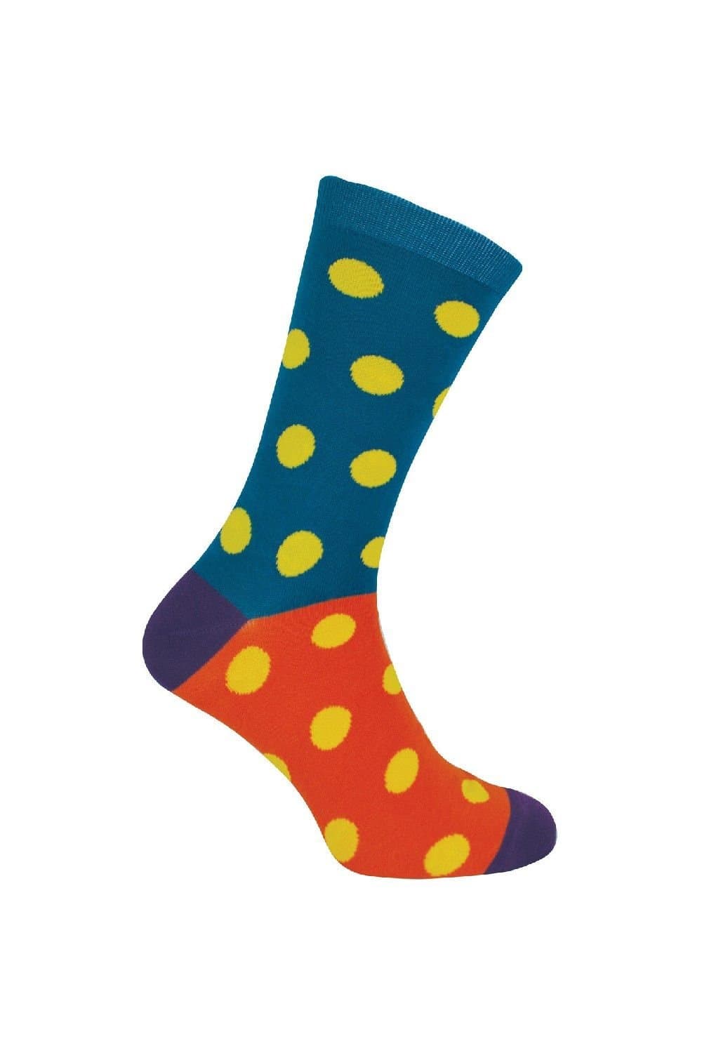 Mr Heron Mr Heron Men's Dark Blue Novelty Patterned Bamboo Socks