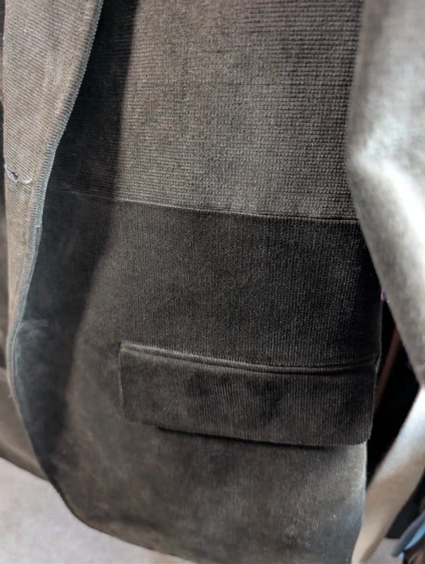 WRK New York Olive Green Panelled Blazer