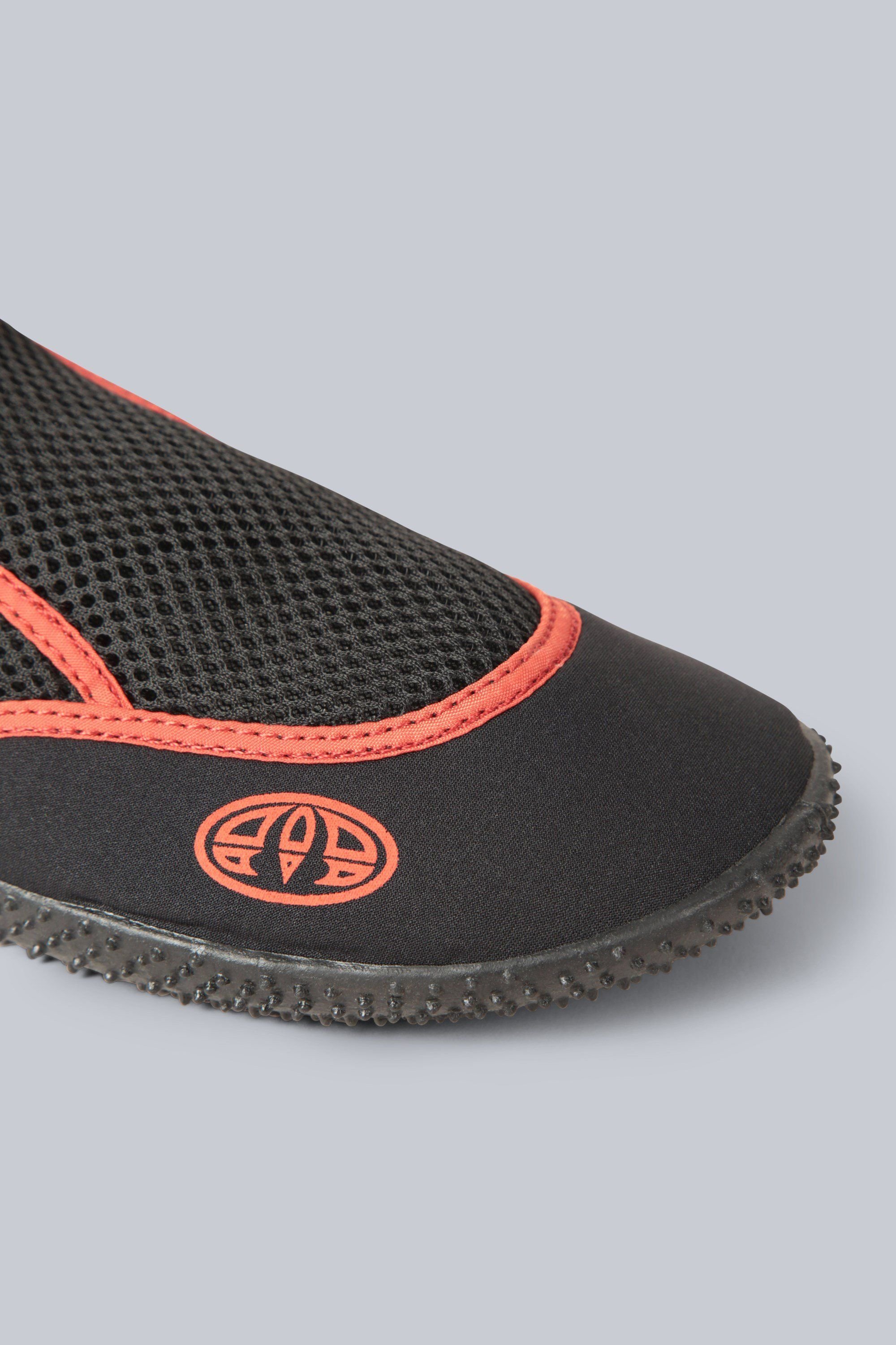 Animal Animal Men's 'Cove' Quick Dry Non Slip Grip Breathable Slip On Beach Aqua Shoes in Black - 4