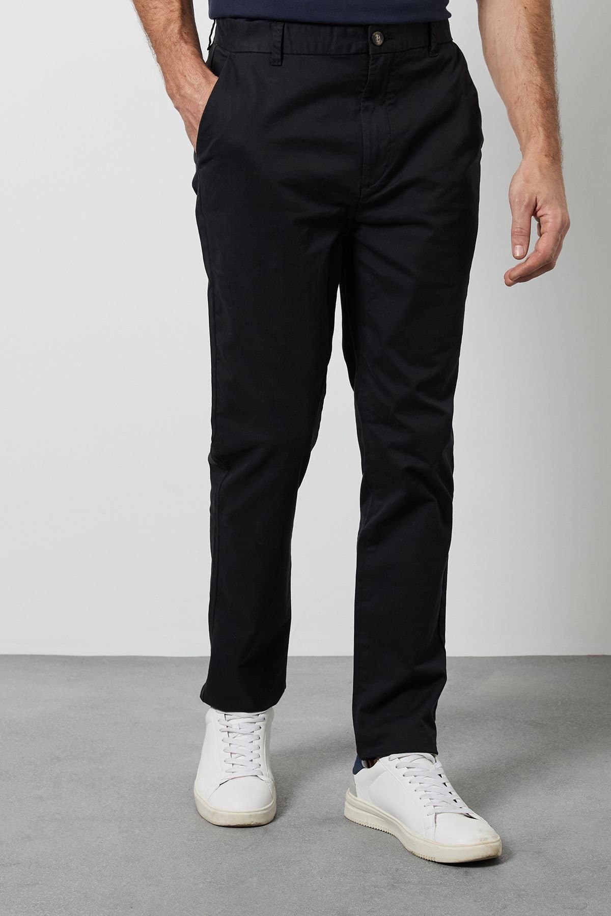 Burton Burton Men's Black Skinny Fit Chino Trousers