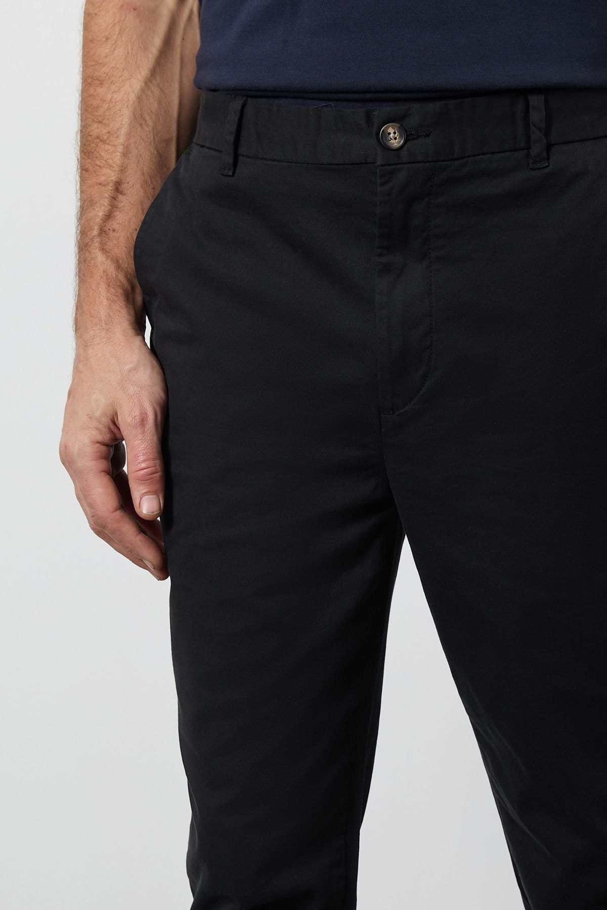 Burton Burton Men's Black Skinny Fit Chino Trousers - 4