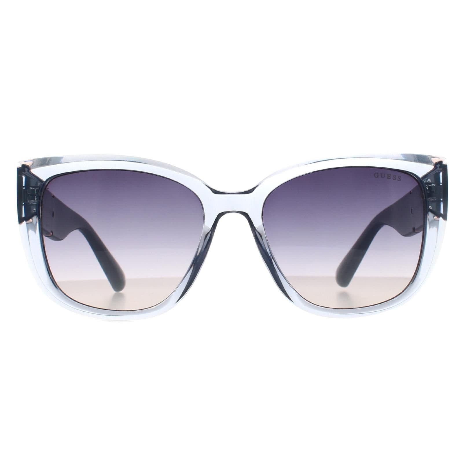 Guess Guess Women's Square Shiny Light Blue Blue Gradient GO00051