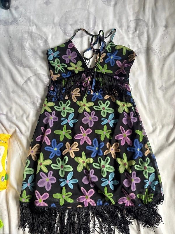 ASOS Design ASOS Design floral halter neck dress - size 8 - 1