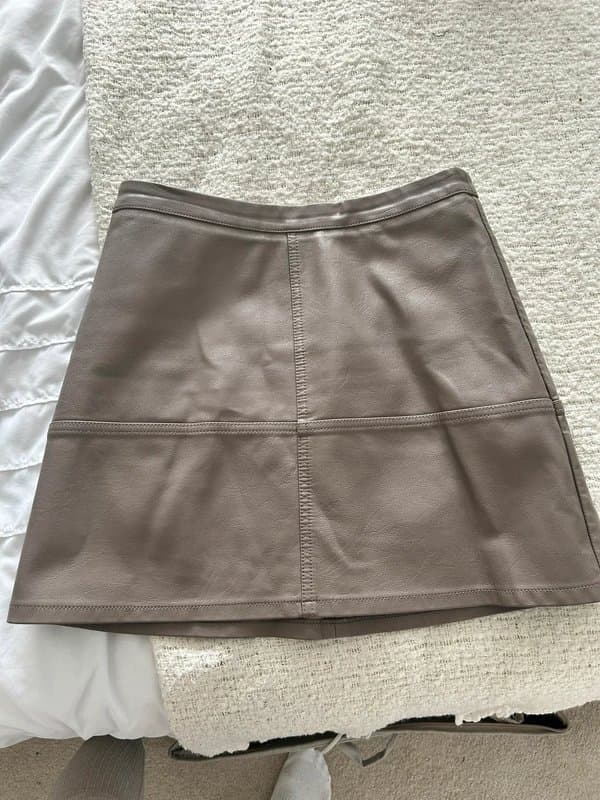 New Look Faux leather mini skirt