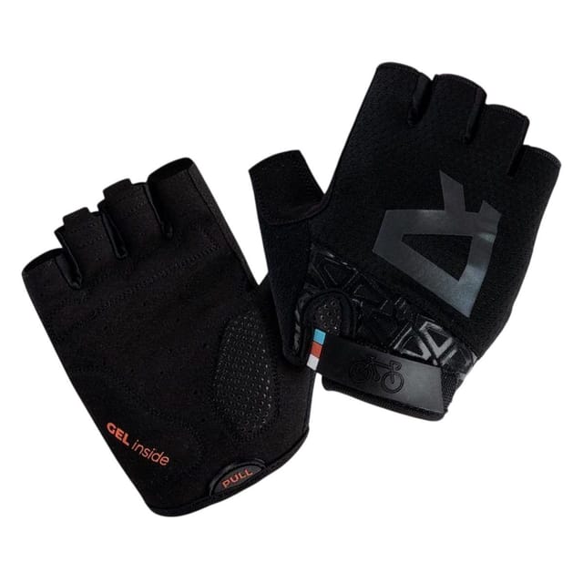 Radvik Radvik Men's Hilder Fingerless Cycling Gloves in Black - 3