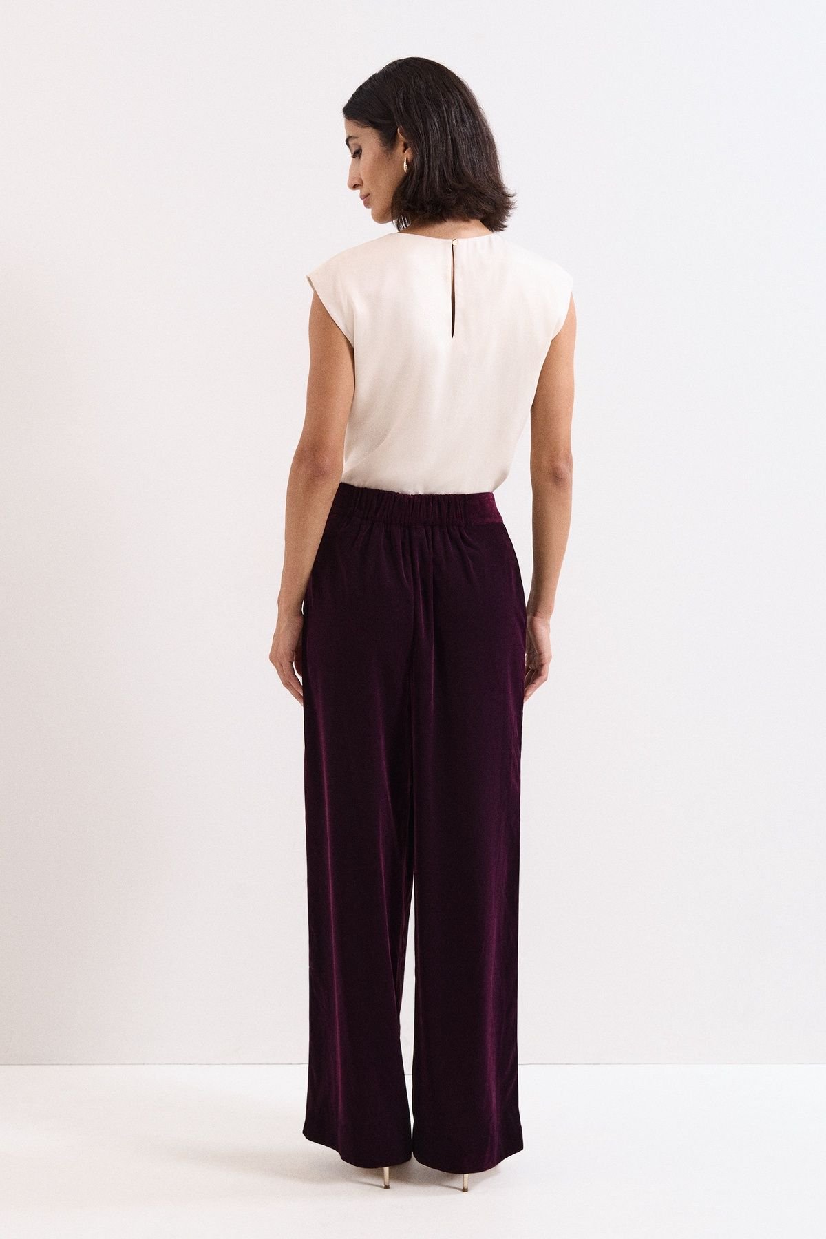 Phase Eight Phase Eight Women's Valentina Trousers in Aubergine - 4