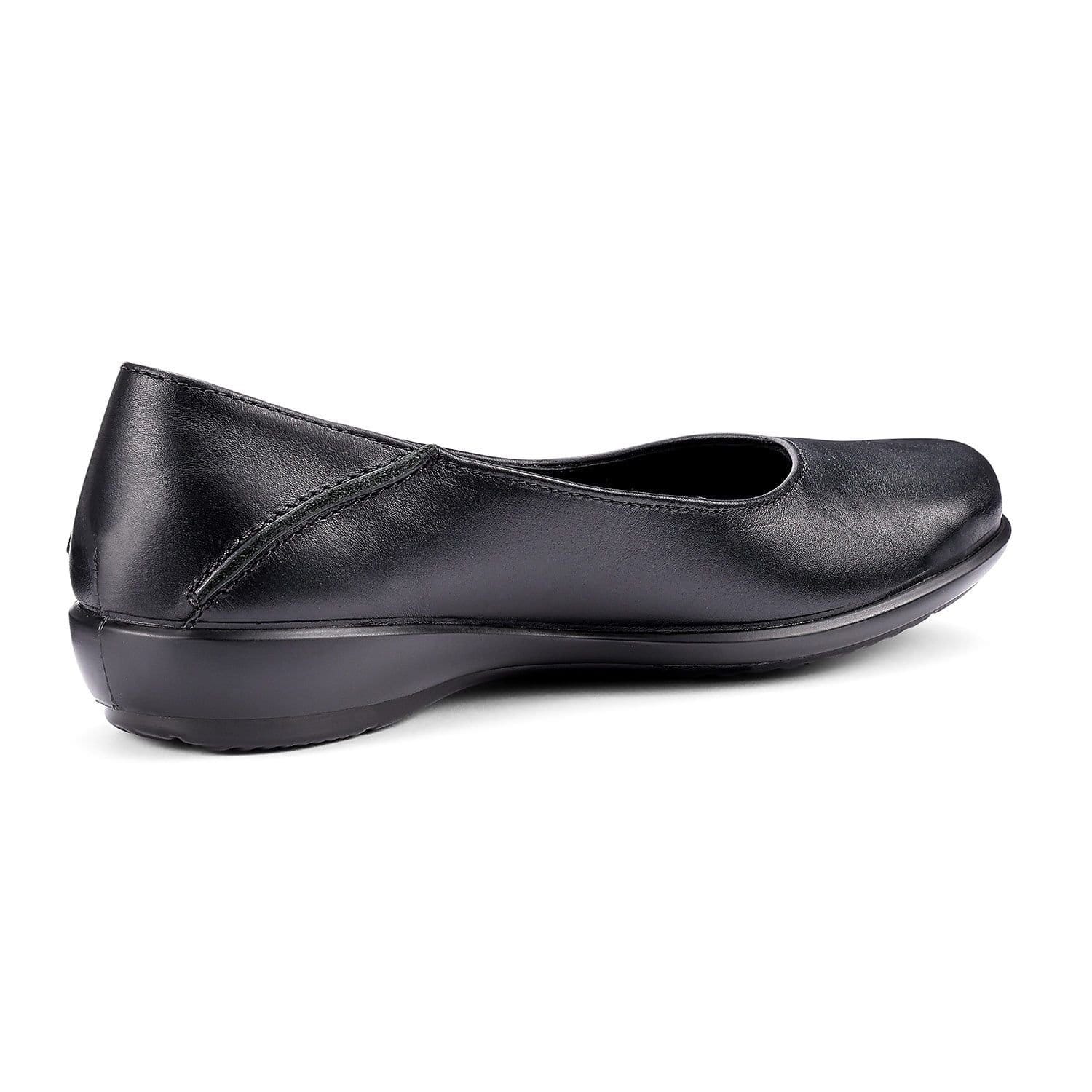 Hotter Hotter Women's Extra Wide 'Birdie' Ballerina Pumps in Black - 4
