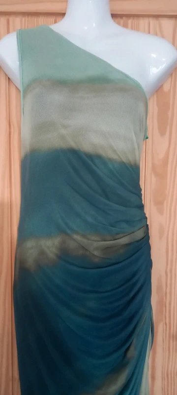 unknown One Shoulder long dress fully lined - 1