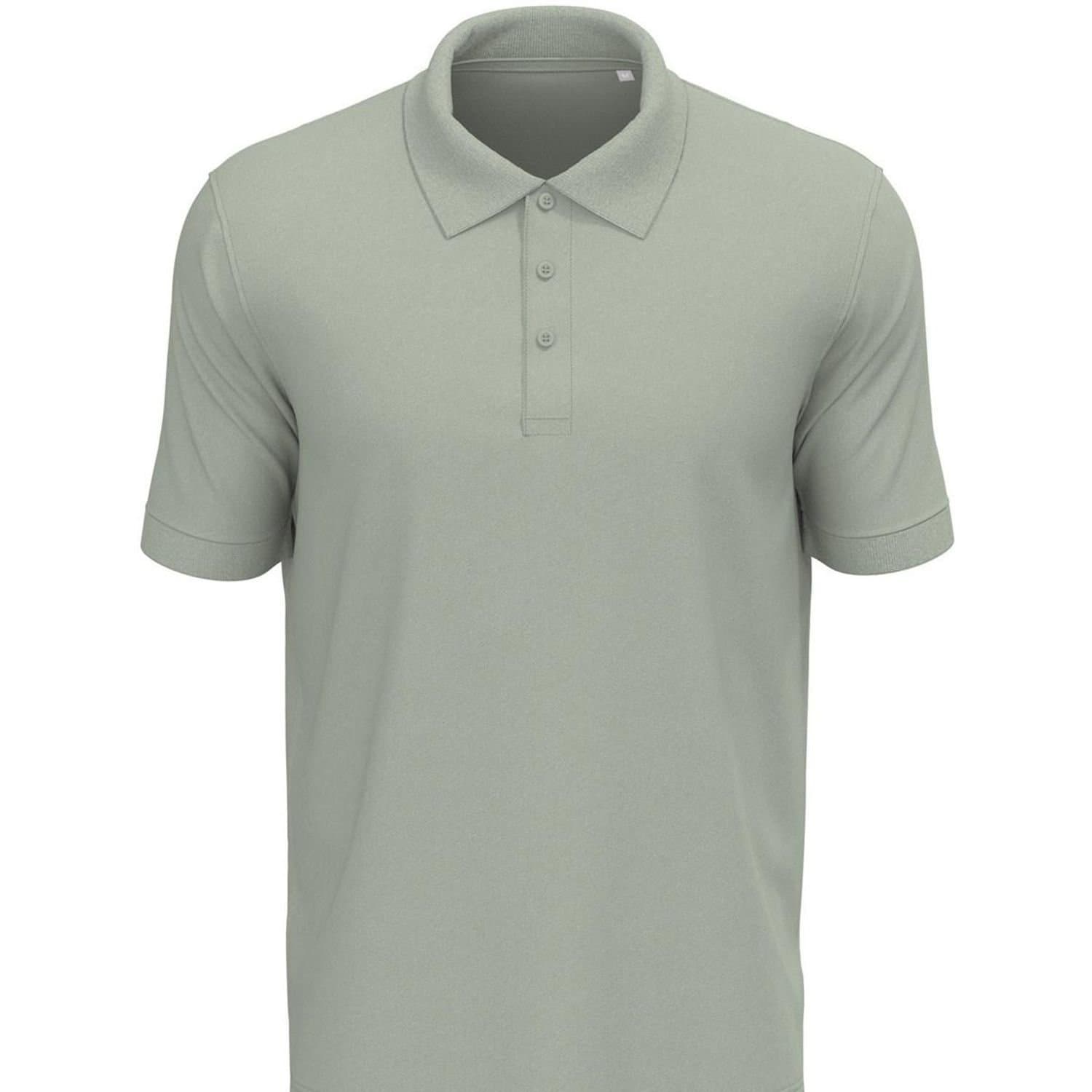 Stedman Stars Stedman Stars Men's Harper Cotton Polo in Light Grey