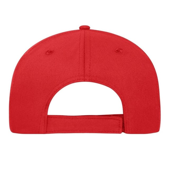 Myrtle Beach Myrtle Beach Men's 5 Panel Cotton Sandwich Peak Cap in Red - 2