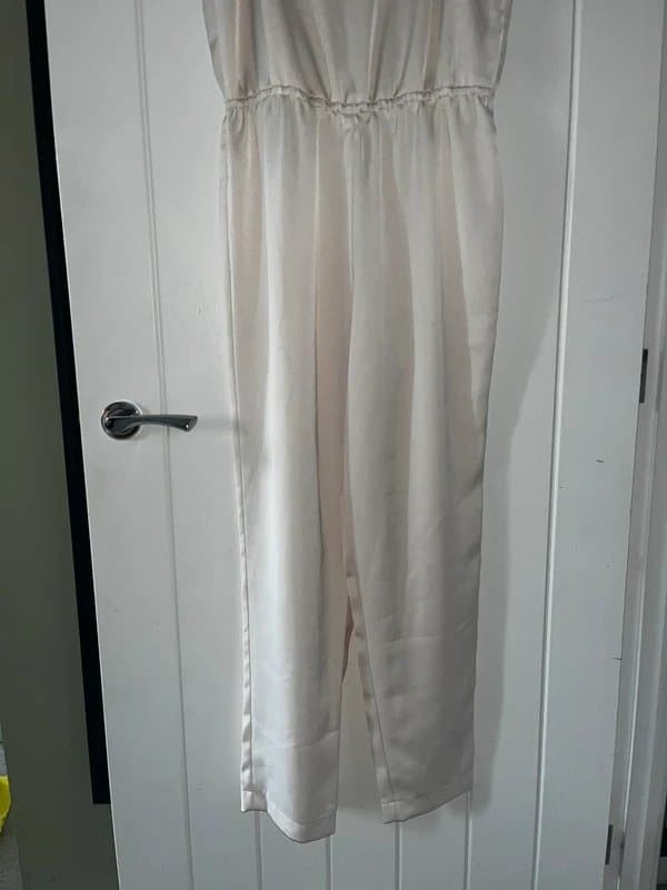 Topshop Cream Topshop jumpsuit