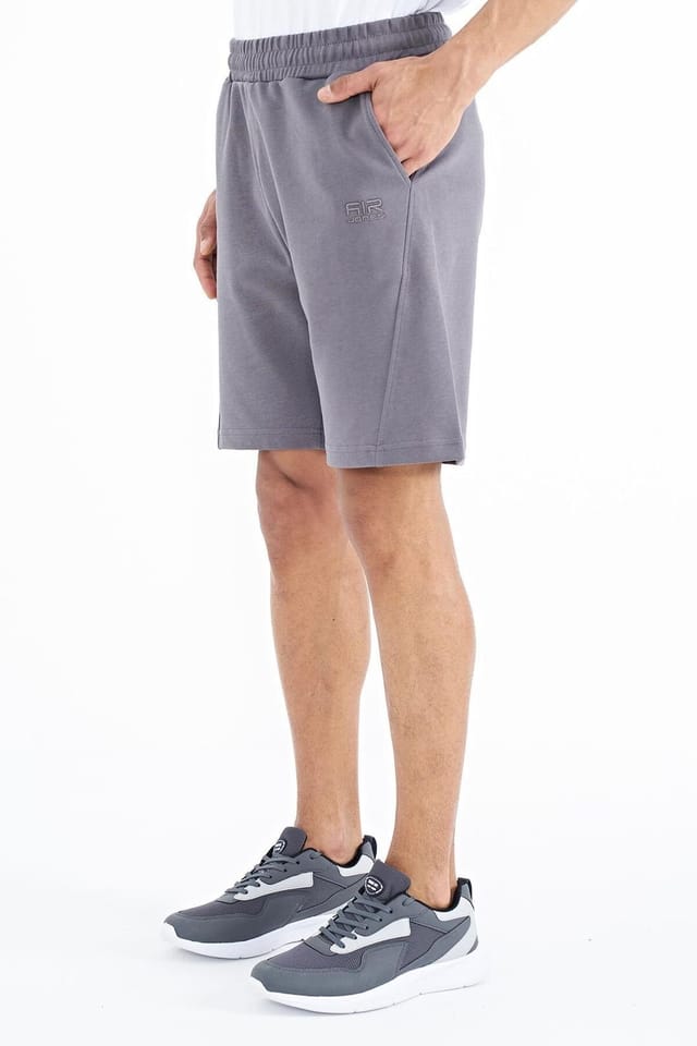 Tommy Life Tommy Life Men's Cotton-Blend Sweat Shorts in Grey - 2