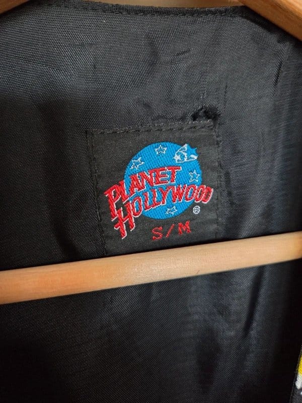 Planet Hollywood Fun Waistcoat Vest 1990s S M Retro Vintage Planet Hollywood - 1