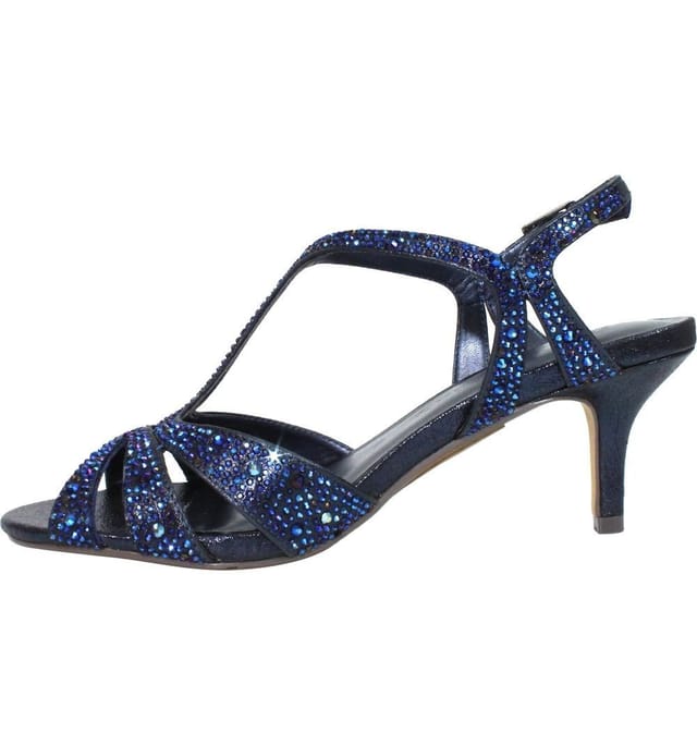 Lunar Lunar Women's Francie Wide Sandals in Navy - 3