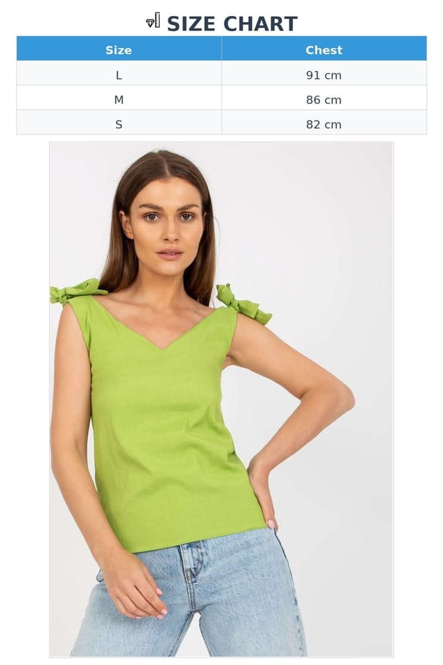 Love Lace Love Lace Women's Straight Cut Heart Neck Top With Tie Straps in Green - 3