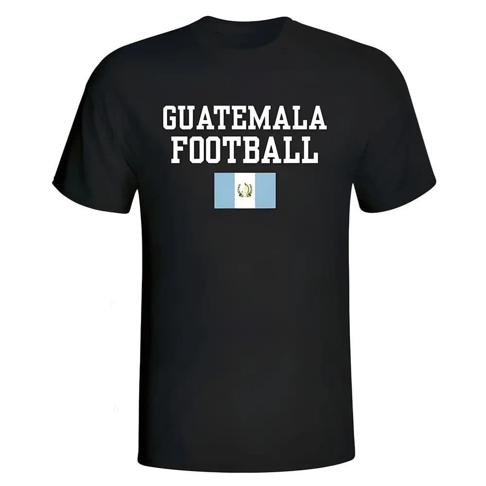 Guatemala Guatemala Men's Football T-Shirt in Black
