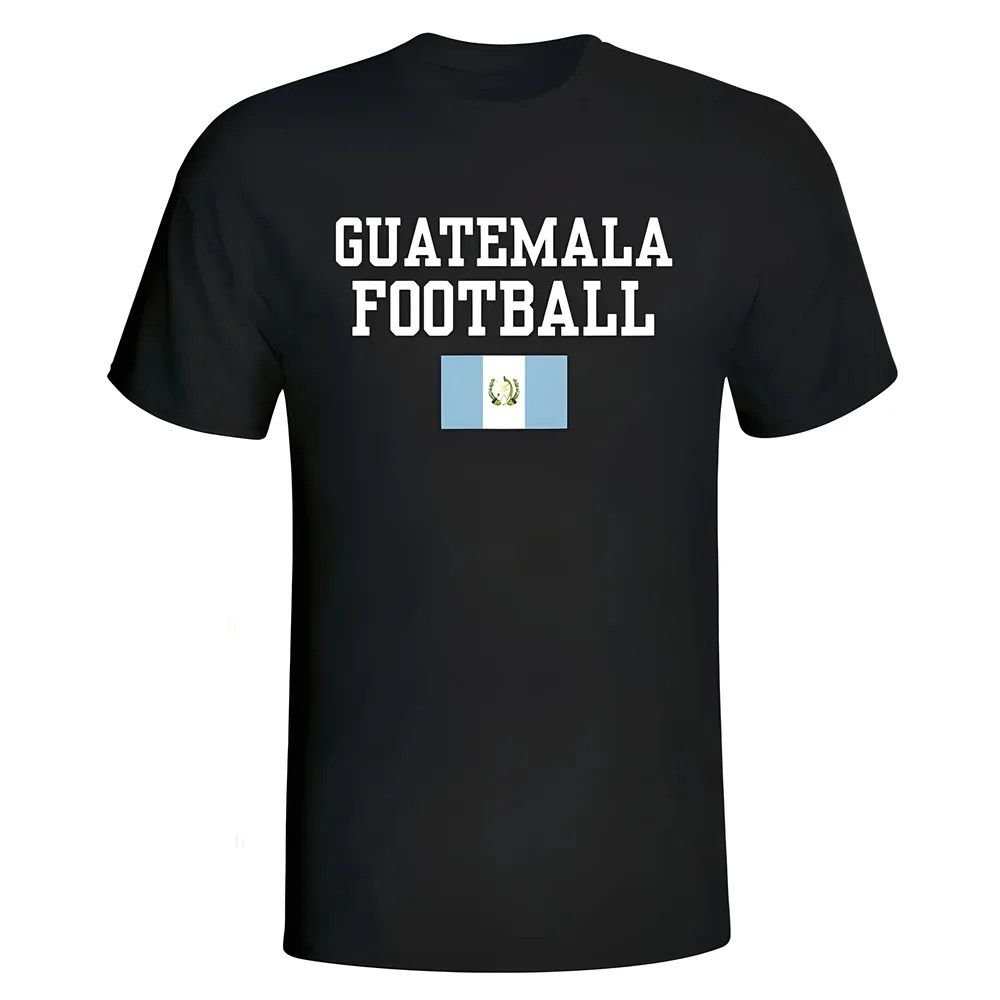 Guatemala Guatemala Men's Football T-Shirt in Black - 2