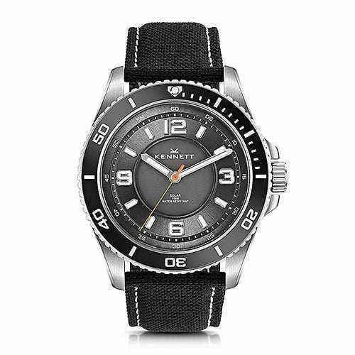 Kennett Kennett Men's Solaxplorer Solar Powered 100m Waterproof Watch in Grey