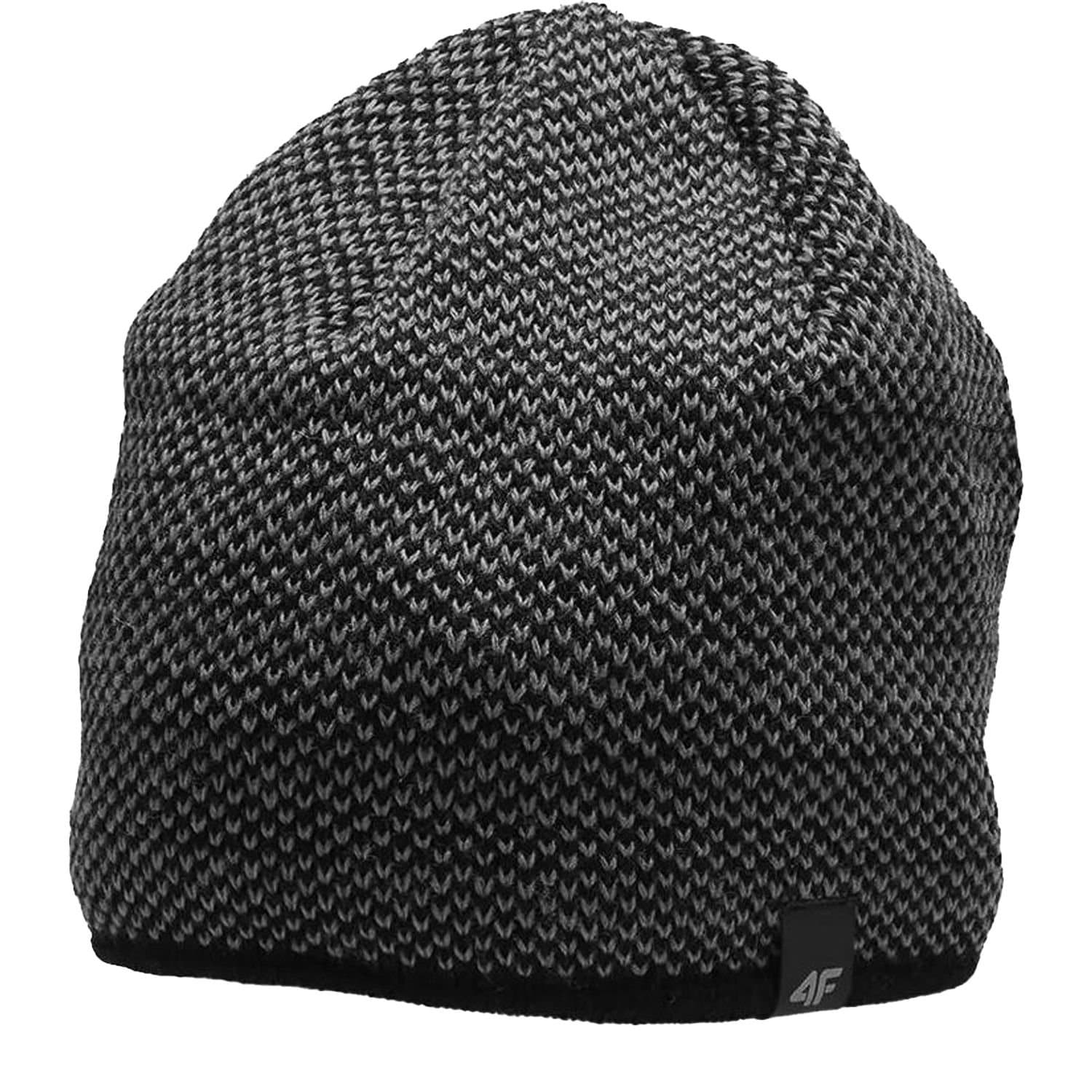 4F 4F Men's H4Z22CAM01523S Beanie in Grey