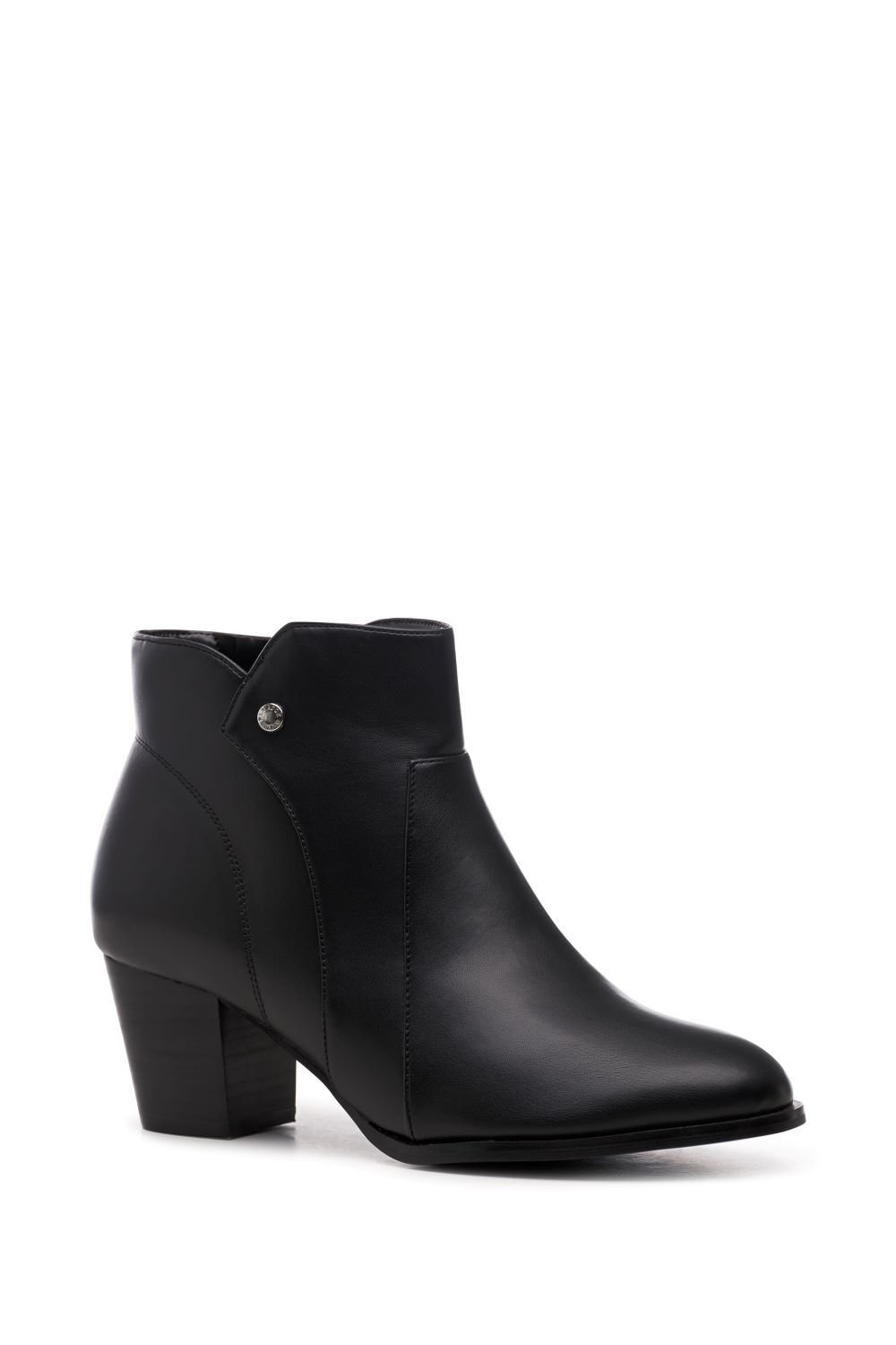 Paradox London Paradox London Women's Belinda' Mid Block Heel Ankle Boot in Black - 2