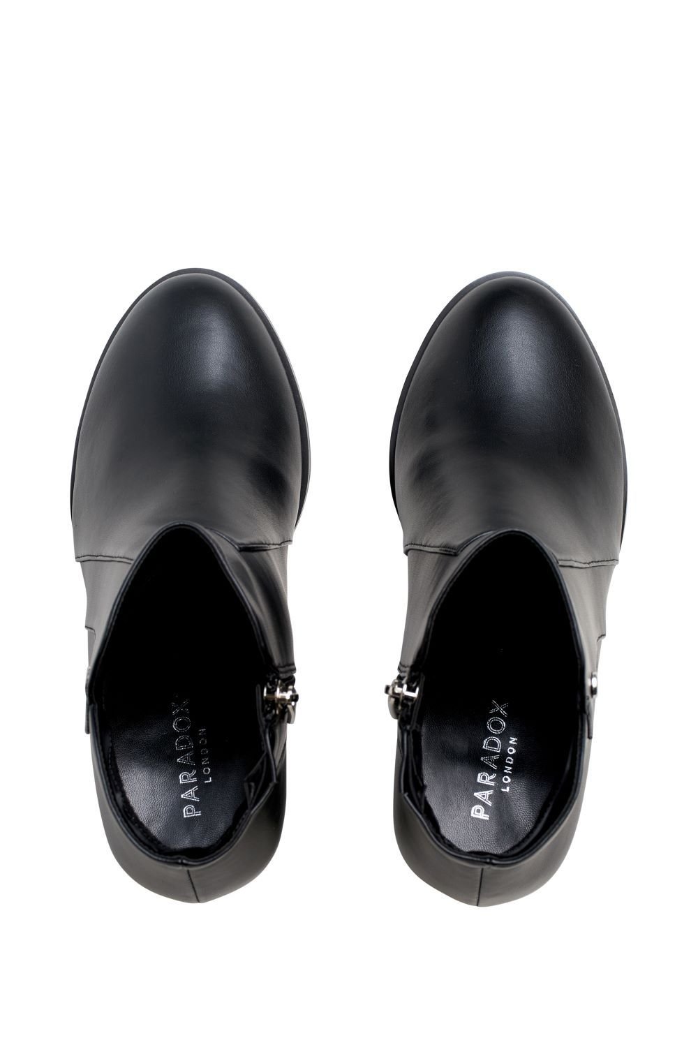 Paradox London Paradox London Women's Belinda' Mid Block Heel Ankle Boot in Black - 3