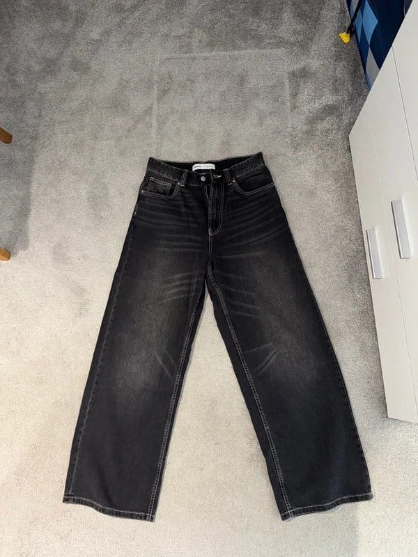 Bershka Black Baggy Skater Jeans