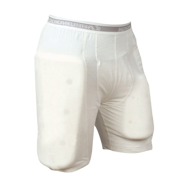 Kookaburra Kookaburra Men's Protective Padded Shorts in White - 3