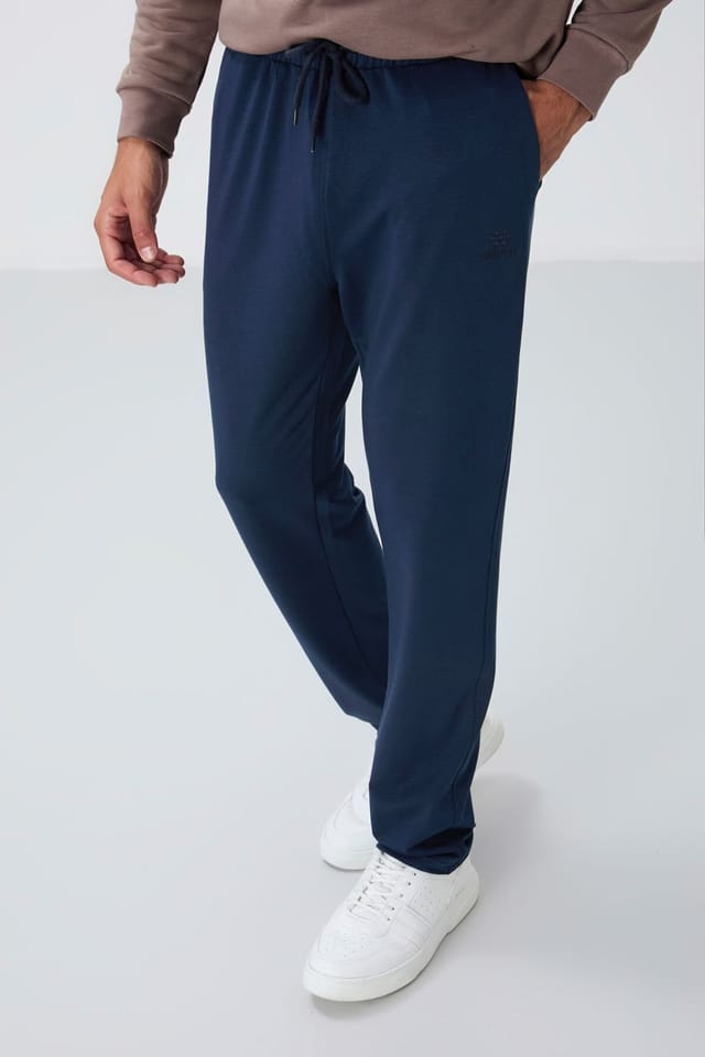 Tommy Life Tommy Life Men's Regular-Fit Cotton Blend Sweatpants in Navy - 3
