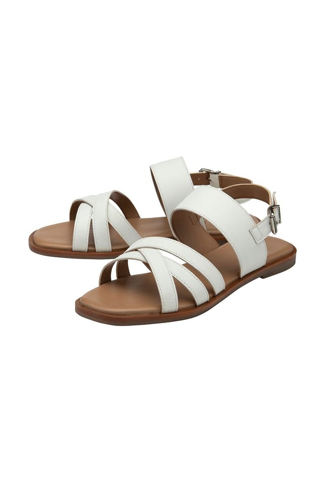Lotus Lotus Women's 'Torro' Leather Slingback Sandals in White - 2