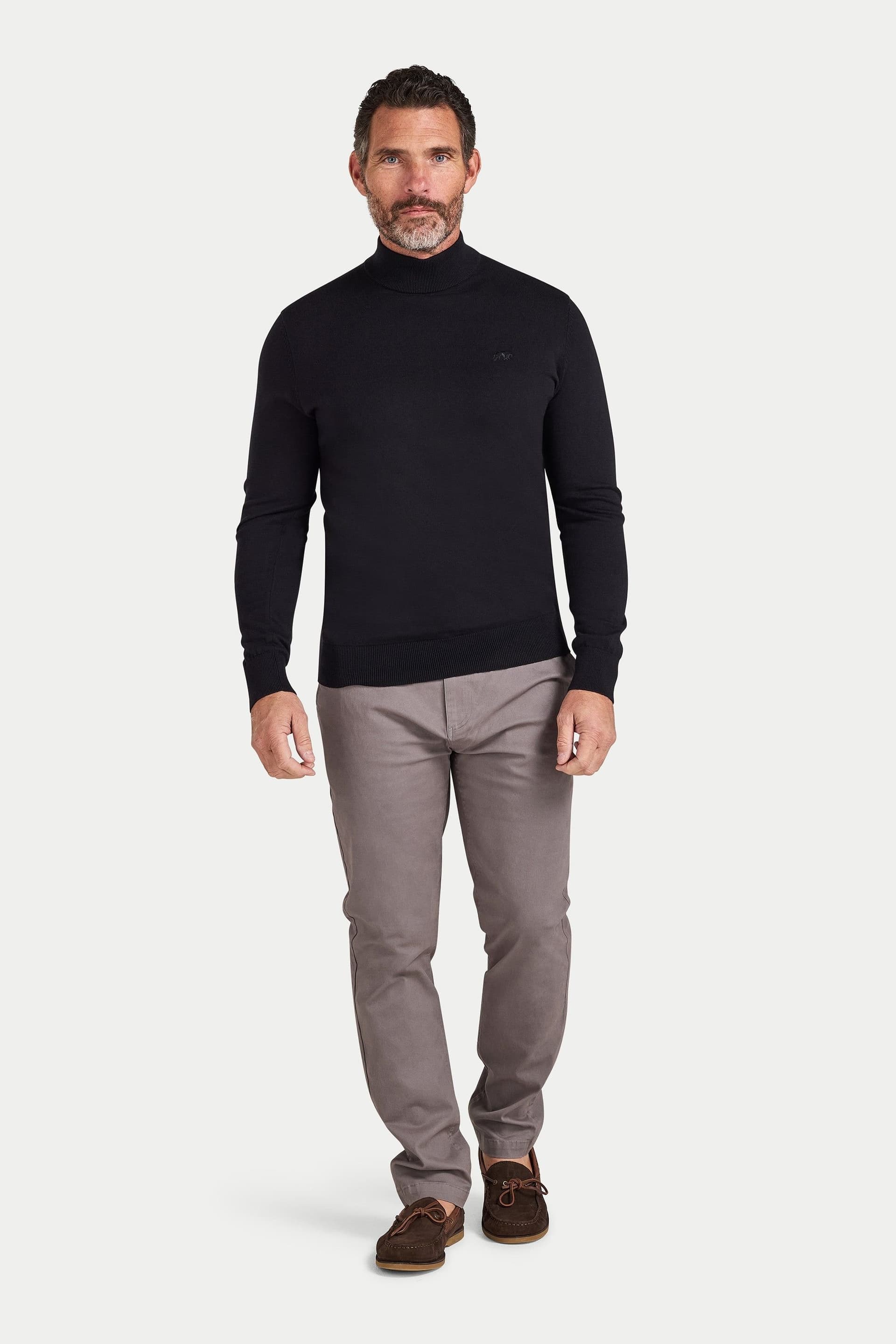 raging bull Raging Bull Grey Cotton/Elastane Chino Trousers