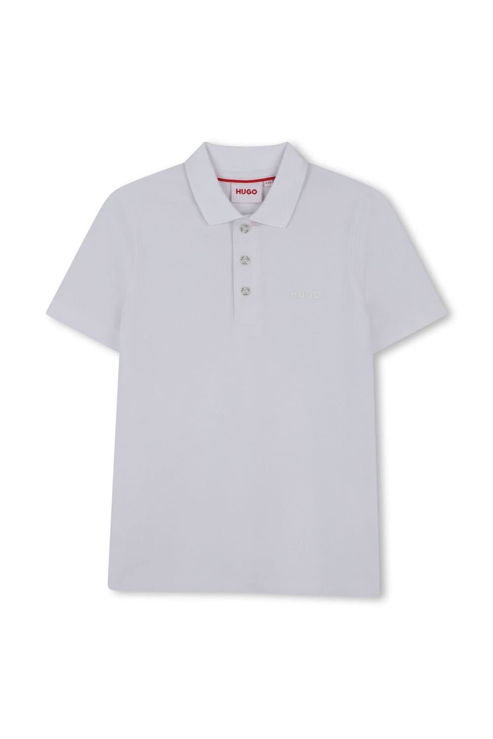 HUGO Hugo Men's White Short Sleeve Polo Shirt