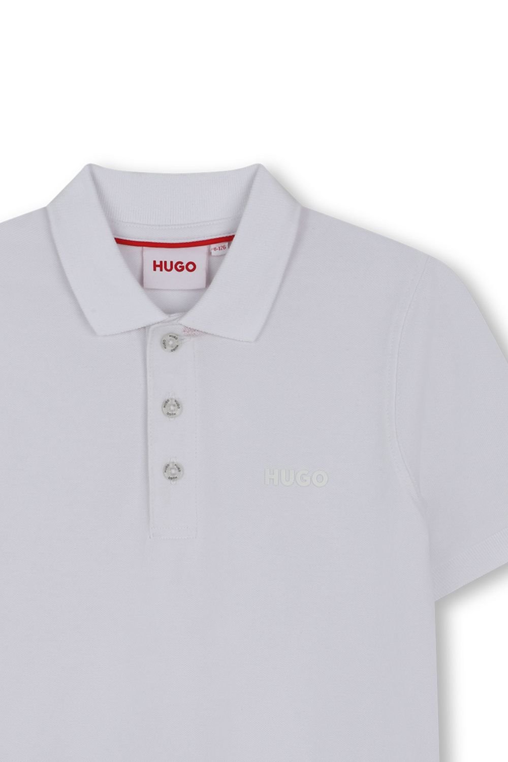 HUGO Hugo Men's Short Sleeve Polo Shirt White - 3