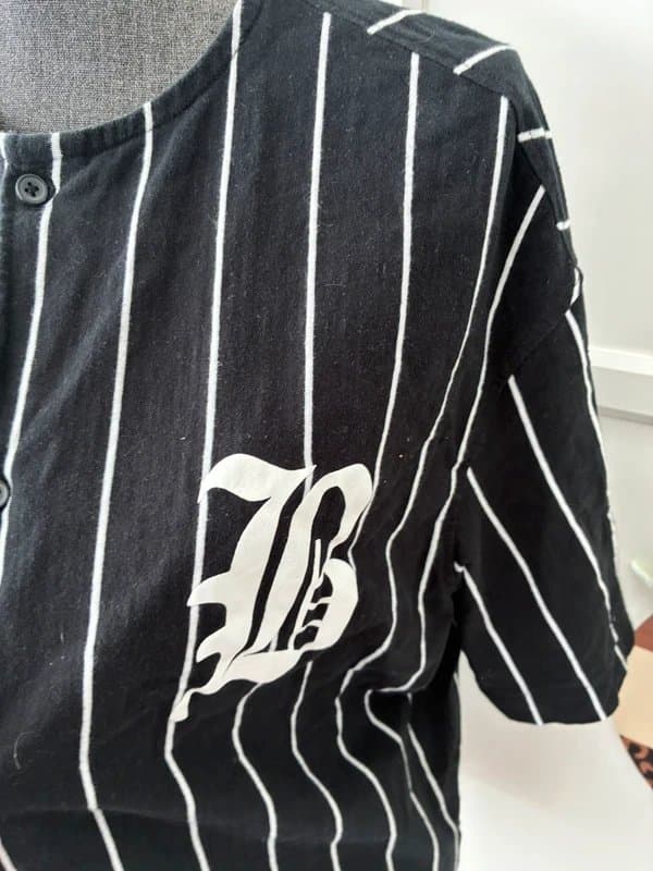 Bershka Berksha baseball shirt large