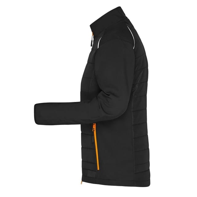 James and Nicholson James and Nicholson Women's Hybrid Jacket in True Black - 3