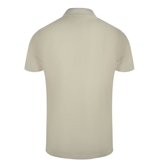 Cavalli Class Cavalli Class Men's Vibrant Floral Logo Beige Sand Polo Shirt - 2