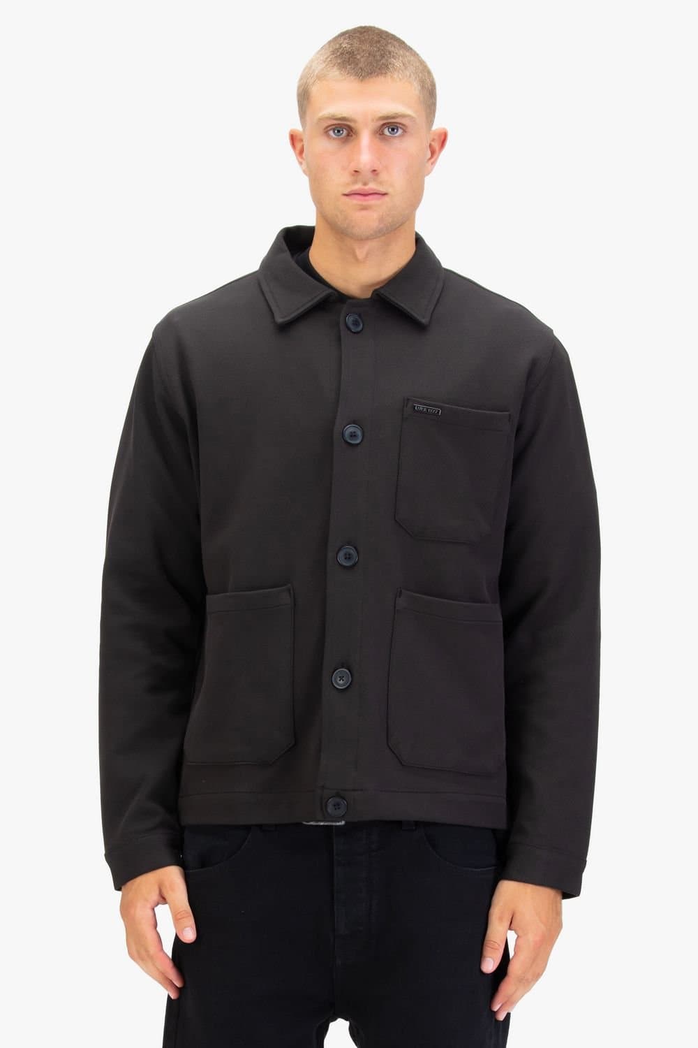 Luke 1977 Luke 1977 Men's Bourton Check Shacket in Black