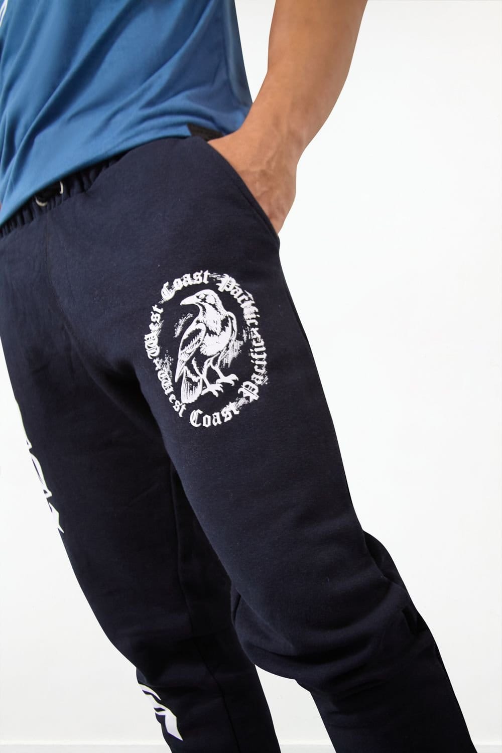LONDON ATTITUDE LONDON ATTITUDE Men's West Coast Dark Navy Jogger - 4