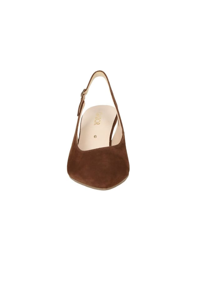 Gabor Gabor Women's 'Lazona' Slingback Court Shoes in Brown - 3
