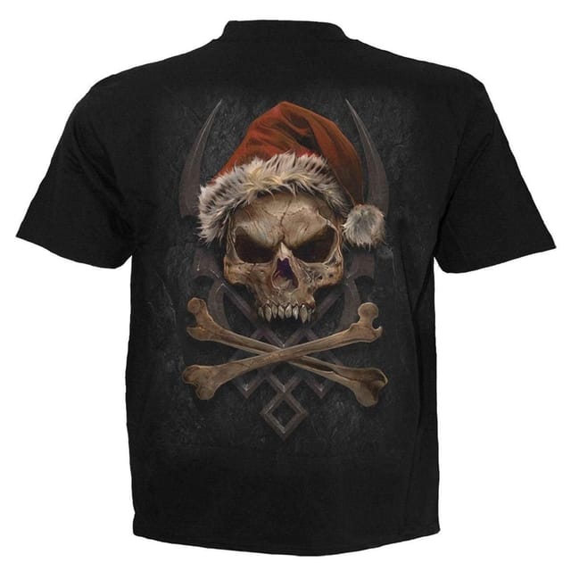 Spiral Spiral Men's ROCK SANTA - T-Shirt Black - 2