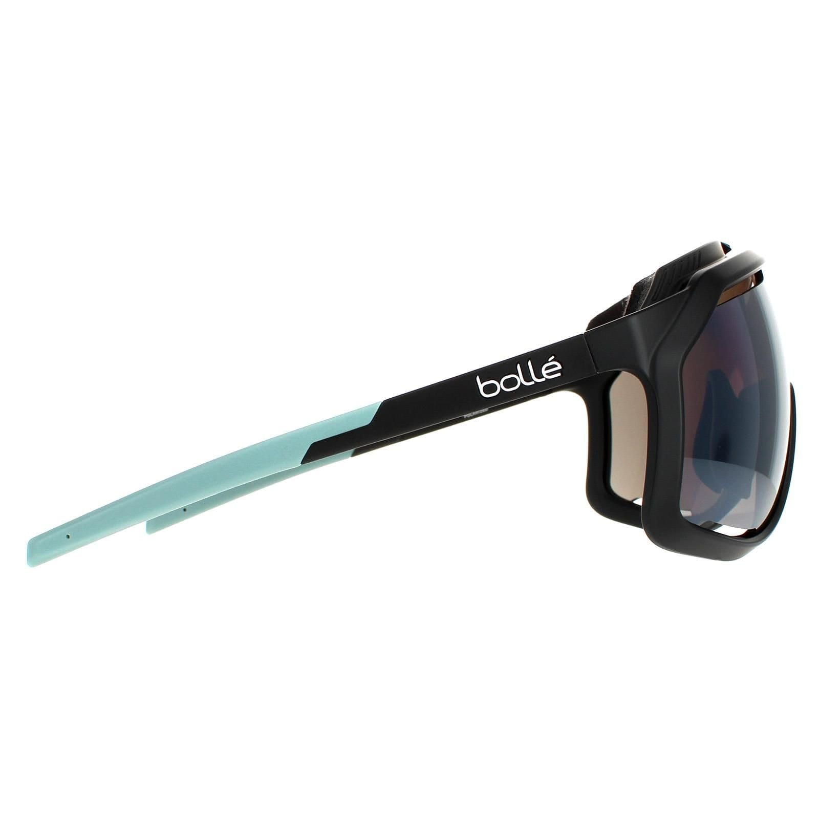 Bolle Bolle Men's Shield Matte Black Volt+ Cold White Polarized Chronoshield - 4