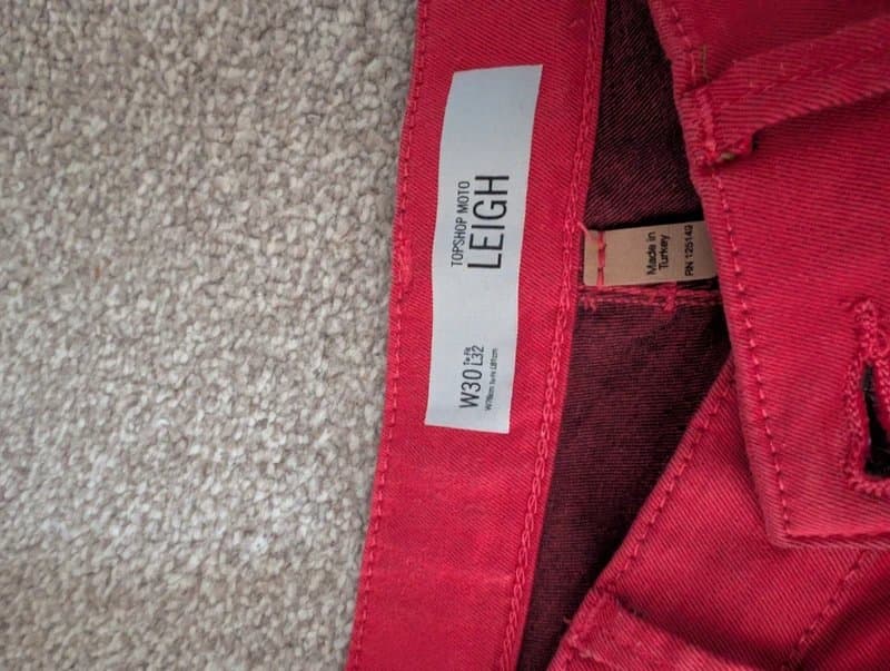 Topshop Women Leigh Topshop skinny jeans 30/32 size 12