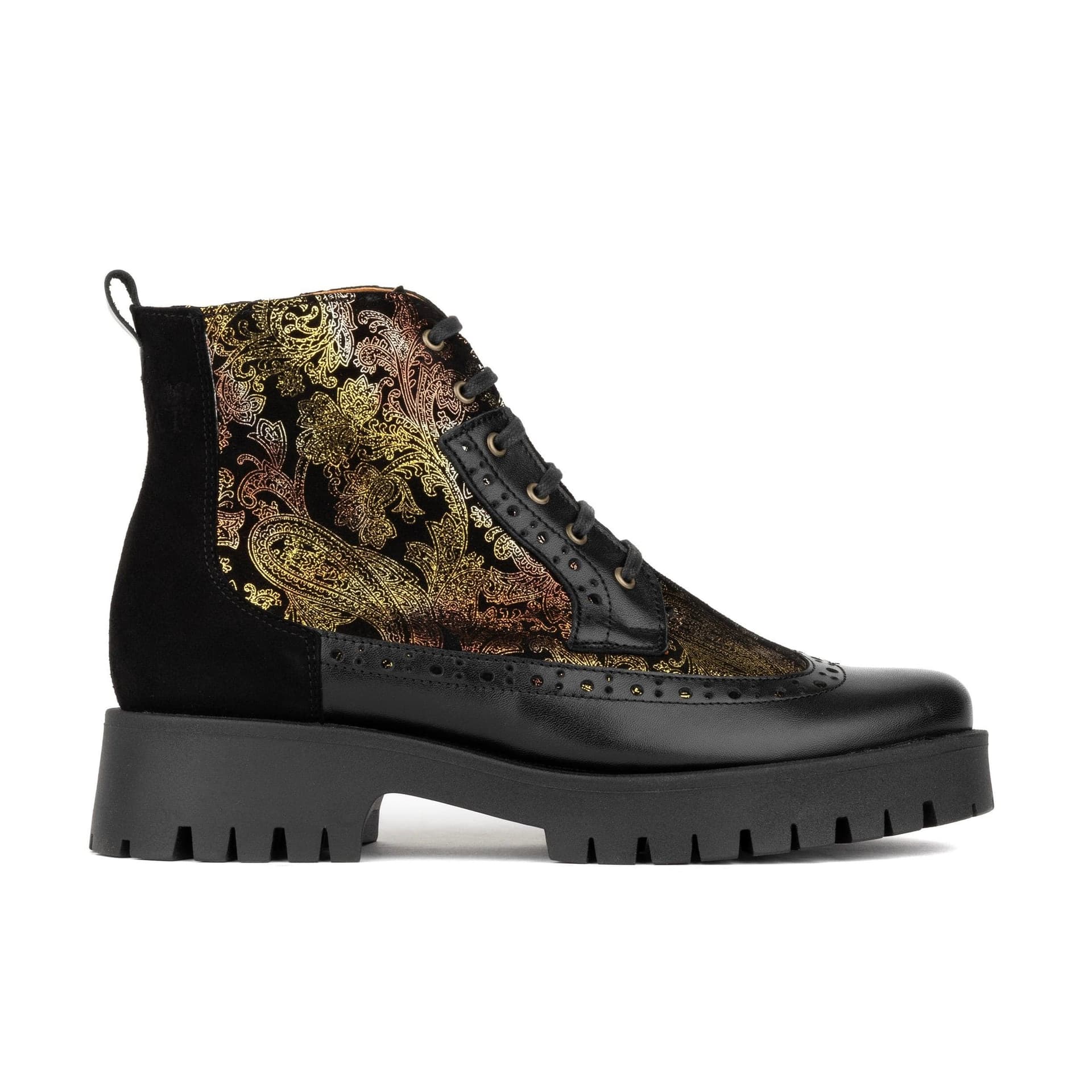 Embassy London Embassy London Women's Hatter Platform - Black & Floral
