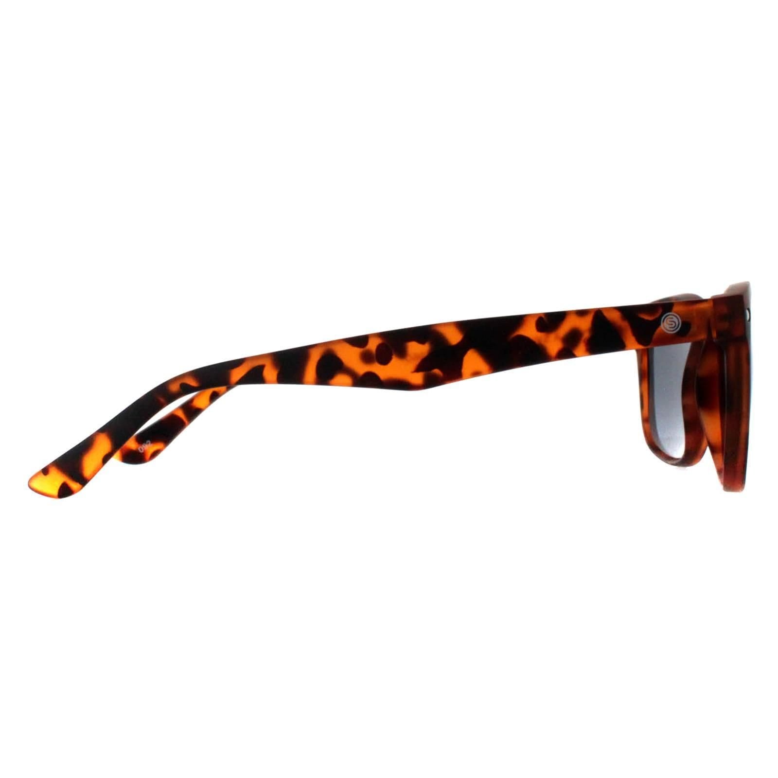 SMARTY SMARTY Men's Rectangle Satin Dark Tortoise Brown Grey SB2309 - 4