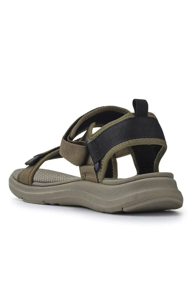 Pavers Pavers Men's Touch-Fastening Casual Sandals in Khaki - 3