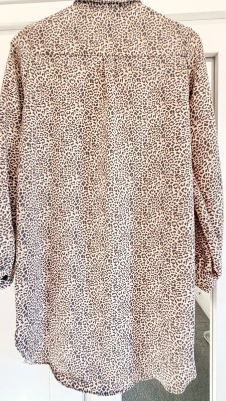 Marina Kaneva Marina Kaneva animal print shirt dress size Uk 8 - 1