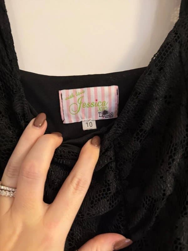 ASOS Black party dress size 10