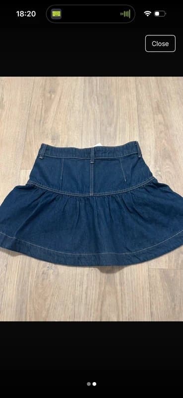 H&M Denim mini skirt size 8
